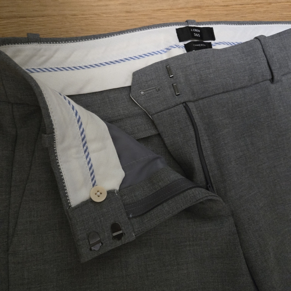 J. Crew 365 Gray Cameron Pants - Picture 5 of 7
